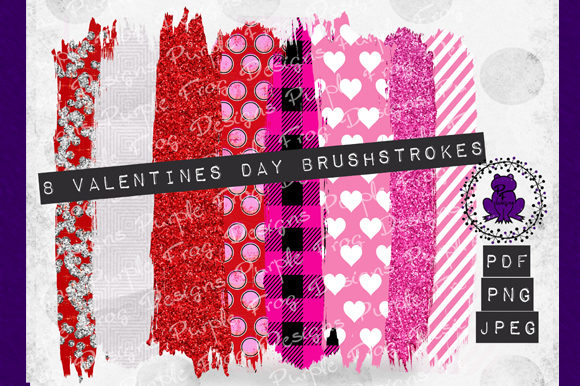 Download Brush Strokes - Valentines Clip Art - Clip art Collection