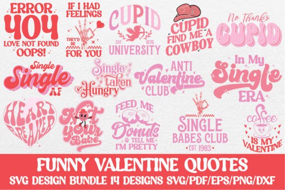 Download Funny Valentine Quote SVG PNG Bundle - Premium Resources