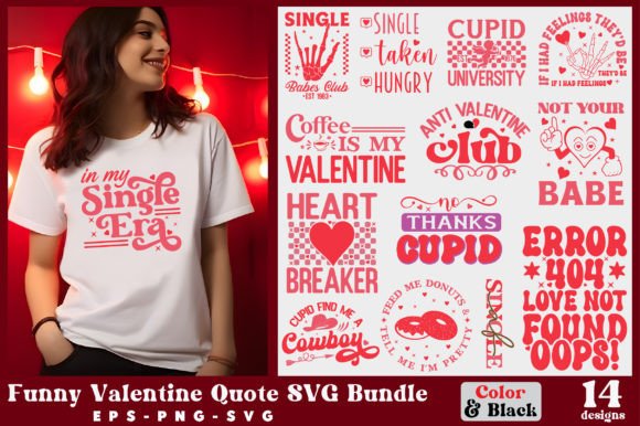 Download Funny Valentine Quote SVG Bundle - Premium Resources