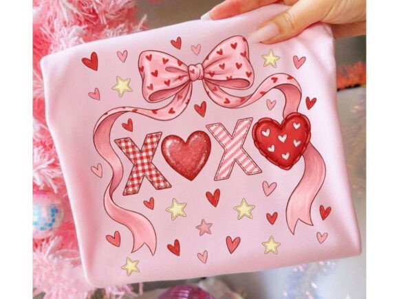 Download XOXO Coquette Bow Valentine Shirt Png - Valentine shirt Collection
