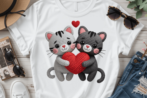 Download Crochet Cat Hug PNG Valentine Love PNG - Valentine love png Collection