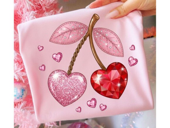 Download Retro Coquette Cherry Valentine Shirt Png - Valentine shirt Collection